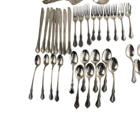 Wm. A. Rogers Oneida Ltd, MANSFIELD Amadeus 46 piece set - Picture 14 of 16